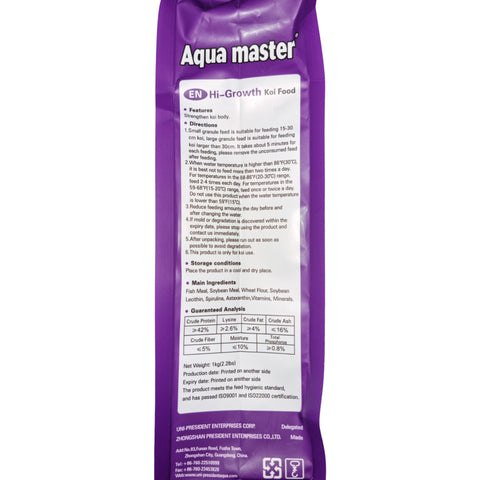 Aqua master Hi-Growth Koi Food 1kg